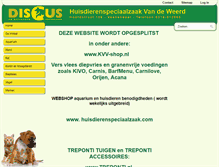 Tablet Screenshot of discusvandeweerd.nl
